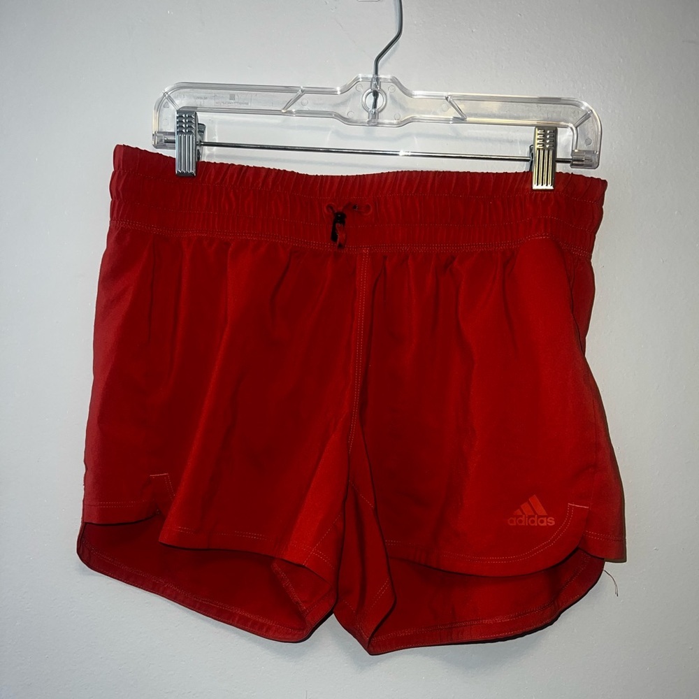 Adidas Women's Vibrant orange Athletic Shorts